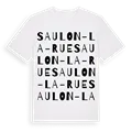 Saulon-la-Rue ordlek t-shirt