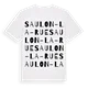 Saulon-la-Rue ordlek t-shirt