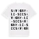 Savigny-le-Sec ordlek t-shirt