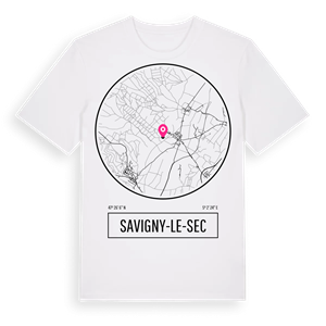 Savigny-le-Sec t-shirt – ekologisk bomull t-shirt från Pinshirt