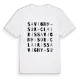 Savigny-sur-Clairis ordlek t-shirt