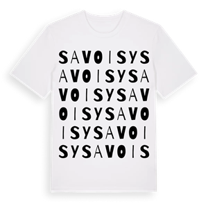 Savoisy ordlek t-shirt – ekologisk bomull t-shirt från Pinshirt