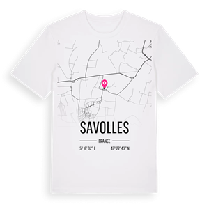 Savolles karta t-shirt – ekologisk bomull t-shirt från Pinshirt