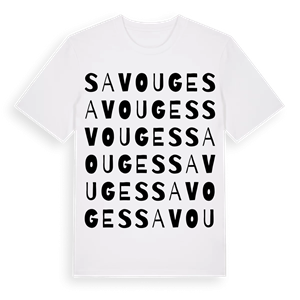 Savouges ordlek t-shirt – ekologisk bomull t-shirt från Pinshirt