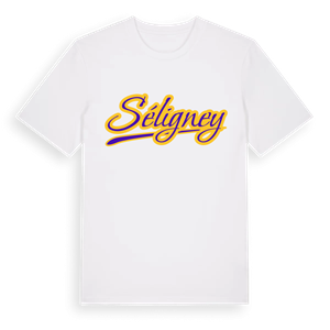 Séligney baseball t-shirt – ekologisk bomull t-shirt från Pinshirt