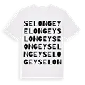 Selongey ordlek t-shirt