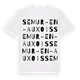 Semur-en-Auxois ordlek t-shirt