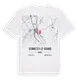 Sennecey-le-Grand karta t-shirt