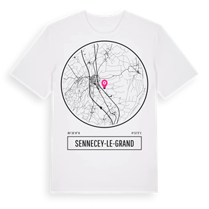 Sennecey-le-Grand t-shirt – ekologisk bomull t-shirt från Pinshirt