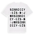 Sennecey-lès-Dijon ordlek t-shirt