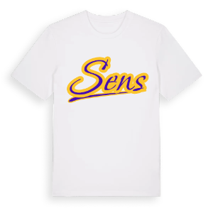 Sens baseball t-shirt – ekologisk bomull t-shirt från Pinshirt