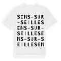 Sens-sur-Seille ordlek t-shirt