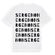 Sergenon ordlek t-shirt