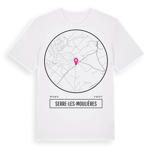 Serre-les-Moulières t-shirt – ekologisk bomull t-shirt från Pinshirt