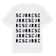 Seurre ordlek t-shirt