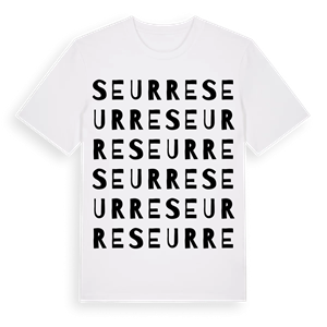 Seurre ordlek t-shirt – ekologisk bomull t-shirt från Pinshirt