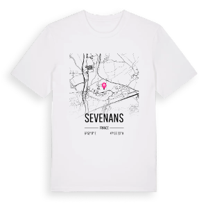 Sevenans karta t-shirt – ekologisk bomull t-shirt från Pinshirt