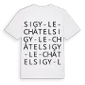 Sigy-le-Châtel ordlek t-shirt