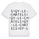 Sigy-le-Châtel ordlek t-shirt