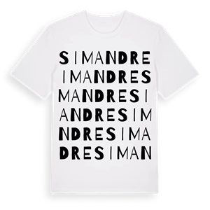 Simandre ordlek t-shirt – ekologisk bomull t-shirt från Pinshirt