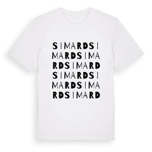 Simard ordlek t-shirt – ekologisk bomull t-shirt från Pinshirt