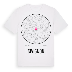 Sivignon t-shirt – ekologisk bomull t-shirt från Pinshirt