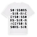 Soissons-sur-Nacey ordlek t-shirt
