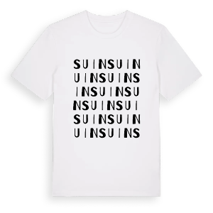 Suin ordlek t-shirt – ekologisk bomull t-shirt från Pinshirt