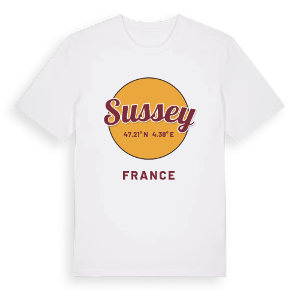 Sussey cirkel t-shirt – ekologisk bomull t-shirt från Pinshirt