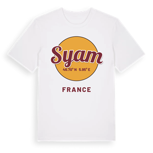 Syam cirkel t-shirt – ekologisk bomull t-shirt från Pinshirt