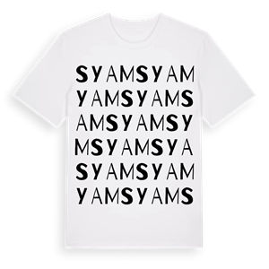 Syam ordlek t-shirt – ekologisk bomull t-shirt från Pinshirt