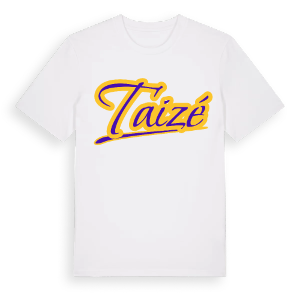 Taizé baseball t-shirt – ekologisk bomull t-shirt från Pinshirt