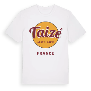 Taizé cirkel t-shirt – ekologisk bomull t-shirt från Pinshirt