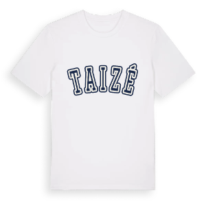 Taizé college t-shirt – ekologisk bomull t-shirt från Pinshirt