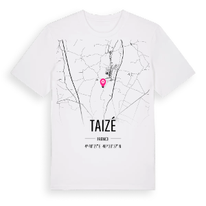 Taizé karta t-shirt – ekologisk bomull t-shirt från Pinshirt