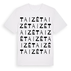 Taizé ordlek t-shirt – ekologisk bomull t-shirt från Pinshirt
