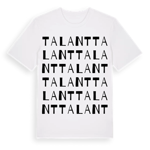 Talant ordlek t-shirt – ekologisk bomull t-shirt från Pinshirt