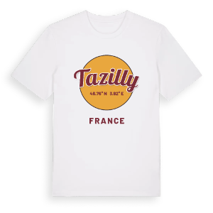 Tazilly cirkel t-shirt – ekologisk bomull t-shirt från Pinshirt