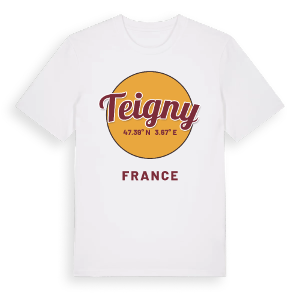 Teigny cirkel t-shirt – ekologisk bomull t-shirt från Pinshirt