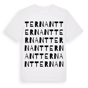 Ternant ordlek t-shirt – ekologisk bomull t-shirt från Pinshirt