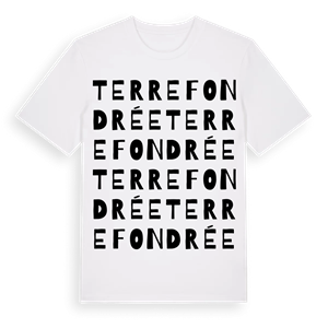 Terrefondrée ordlek t-shirt – ekologisk bomull t-shirt från Pinshirt
