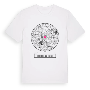Territoire-de-Belfort t-shirt – ekologisk bomull t-shirt från Pinshirt