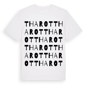 Tharot ordlek t-shirt – ekologisk bomull t-shirt från Pinshirt