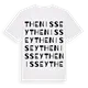 Thenissey ordlek t-shirt