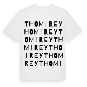 Thomirey ordlek t-shirt – ekologisk bomull t-shirt från Pinshirt