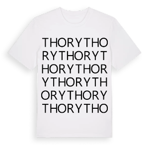 Thory ordlek t-shirt – ekologisk bomull t-shirt från Pinshirt