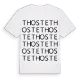 Thoste ordlek t-shirt