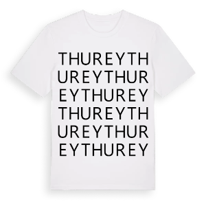 Thurey ordlek t-shirt – ekologisk bomull t-shirt från Pinshirt