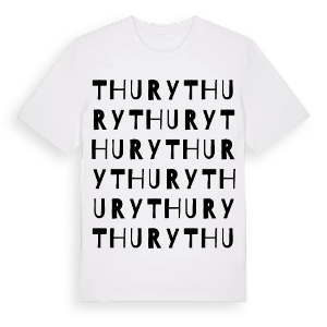 Thury ordlek t-shirt – ekologisk bomull t-shirt från Pinshirt