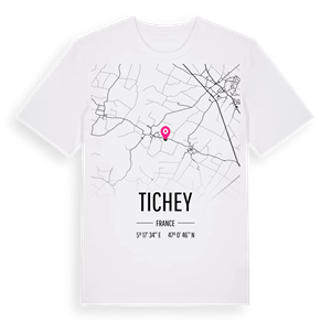 Tichey karta t-shirt – ekologisk bomull t-shirt från Pinshirt